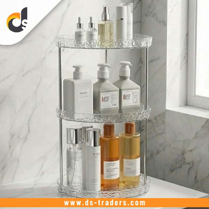 Multipurpose Round Acrylic Storage Rack