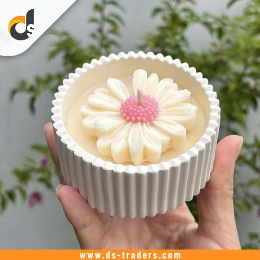 Flower Shape Scented Candel