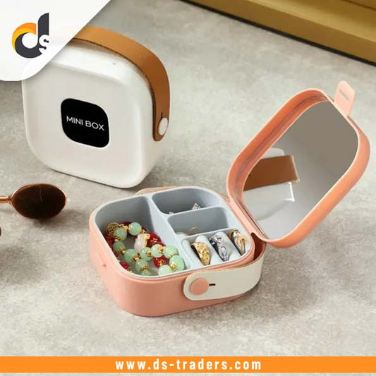 Portable Mini Travel Jewelry Storage Box