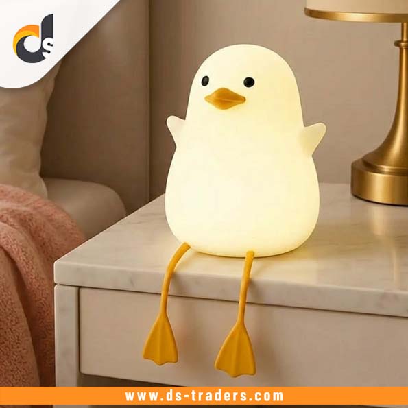 Creative Desktop Duck Silicone Night Light