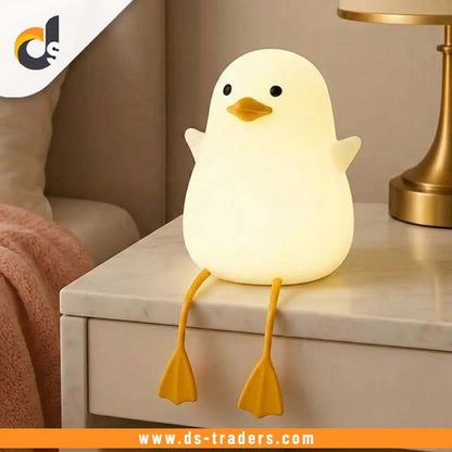 Creative Desktop Duck Silicone Night Light
