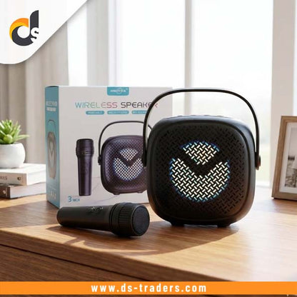 Rechargeable Wireless Bluetooth Speaker with  Mic