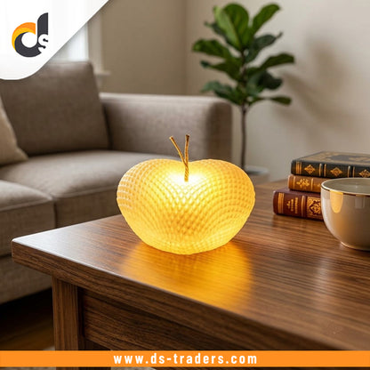 Golden Heart Glow LED Candle