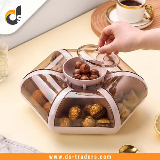 Lotus Shape Dining Table Storage Organizer