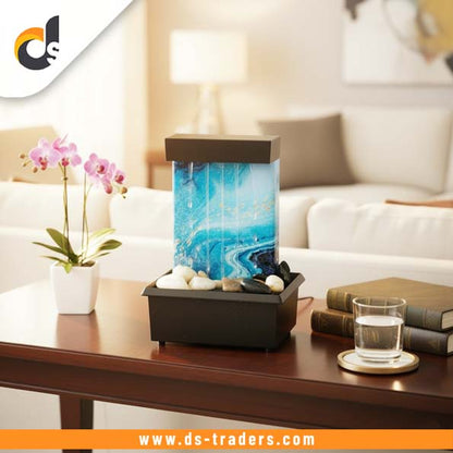 Tabletop Water Fountain with Light