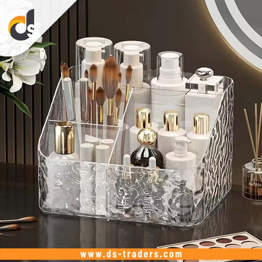 4 Compartment Acrylic Cosmetic Organizer