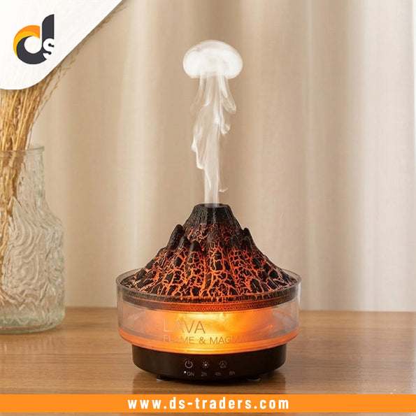 Creative Volcano-Shaped Fire Humidifier
