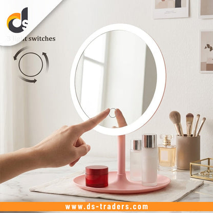 Rechargeable LED Light Makeup Mirror
