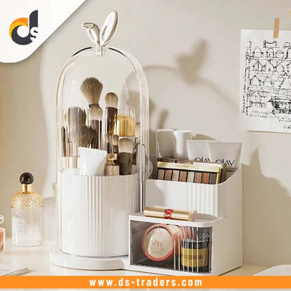 360° Rotating Dustproof Cosmetic Organizer