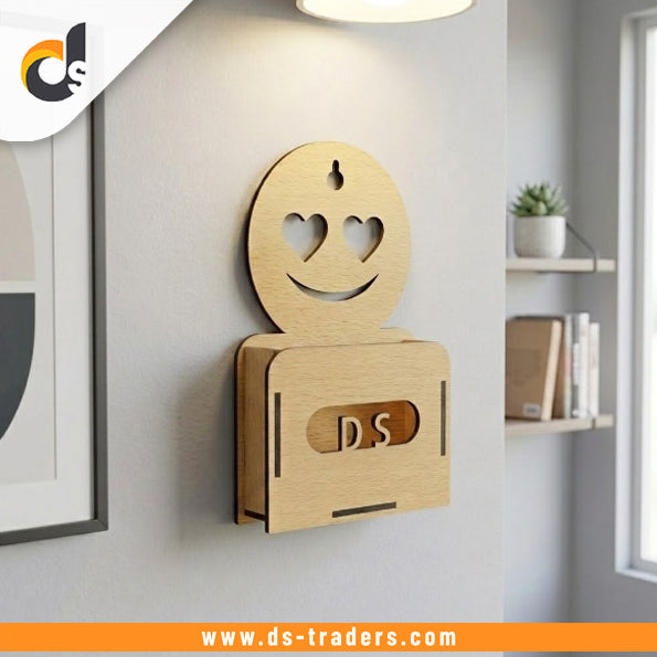 Wall Mounted Smiley Phone Holder