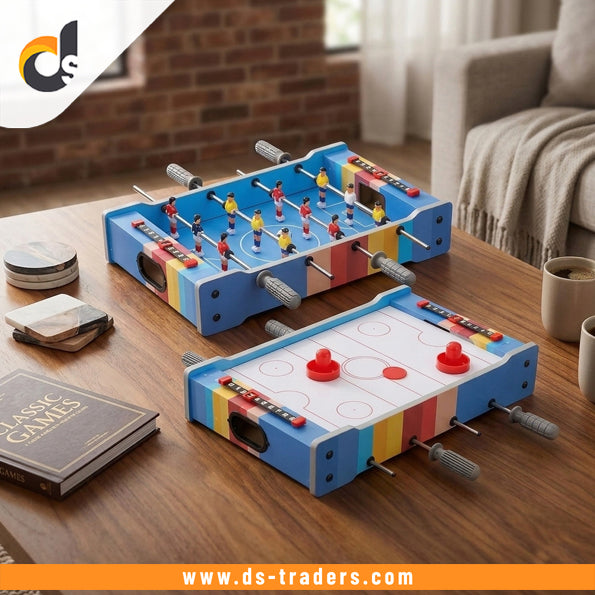 2-in-1 Football & Air Hockey Game