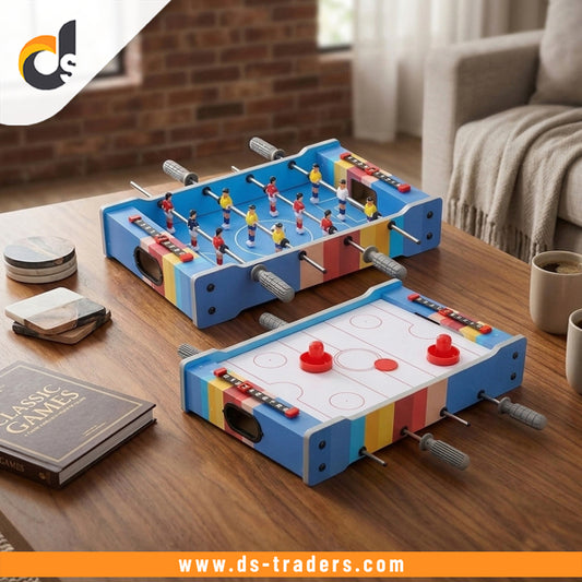 2-in-1 Football & Air Hockey Game