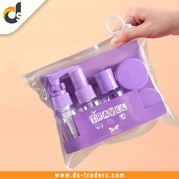 Travel Toiletry Bottle 5 Pcs Set Leakproof Refillable Kit