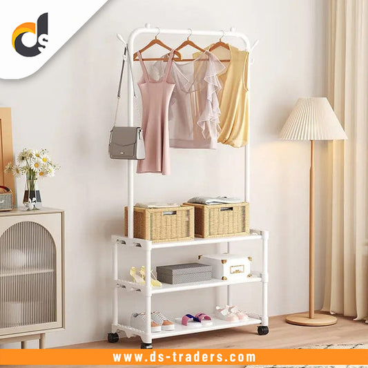 3 Layer Multi-Functional Shoe Hat Rack