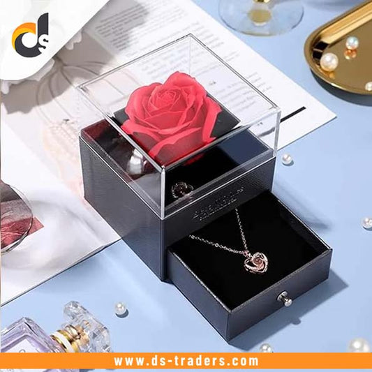 Rose Flower Jewelry Gift Box