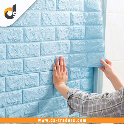 Wall Sticker Brick Sheets (30x27 Inches)