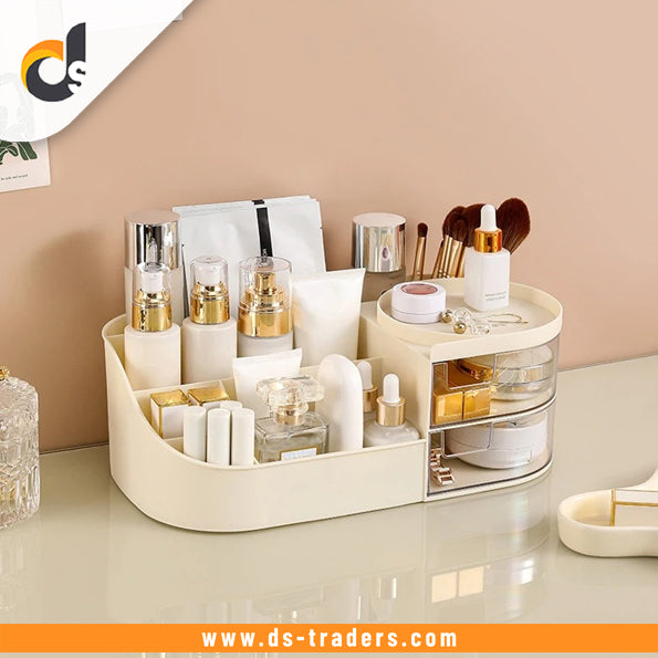 Cosmetic Organizer With Clear Drawer