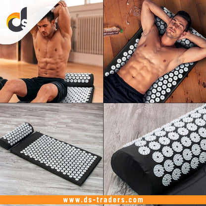 Acupressure Mat and Pillow Set