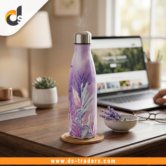 Stainless Steel Printed Water Bottle 500ml