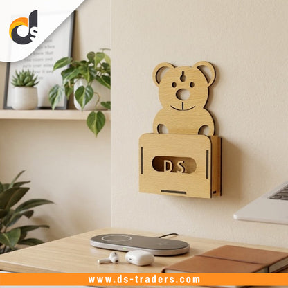 Wall Mounted Bear Phone Holder