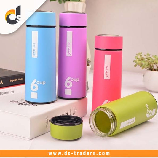 Printed Glass Water Bottle 450 ML