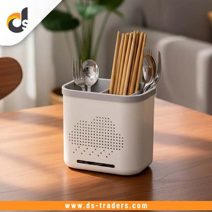 2 Grid Kitchen Drain Cutlery Organizer