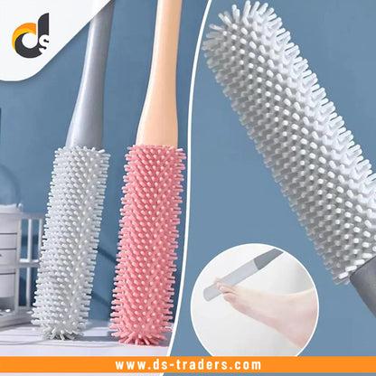 Silicone Long Handle Toe Gaps Cleaning Brush
