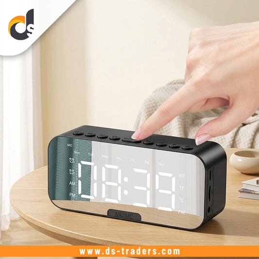 Wireless BT Speaker Digital Alarm Clock