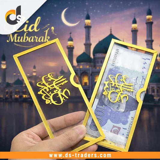 Transparent Acrylic Eidi Envelope (Random Design)