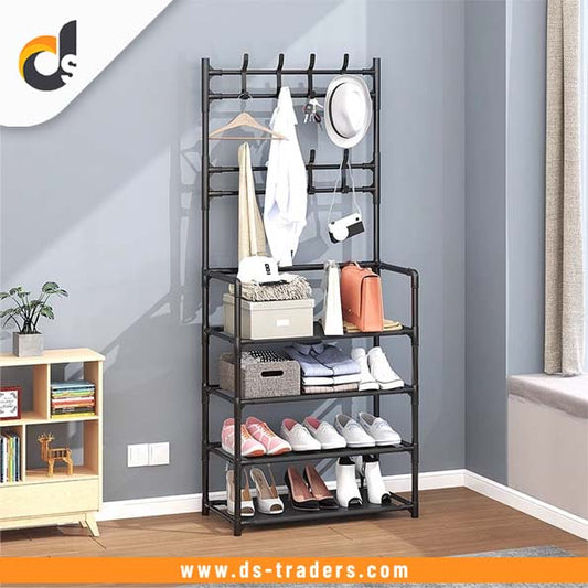 Multi-Layer Clothes & Shoe Rack