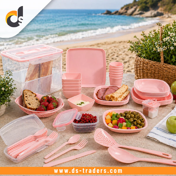 60PCs Travel Picnic Set