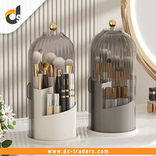 360° Rotating Makeup Brush Holder
