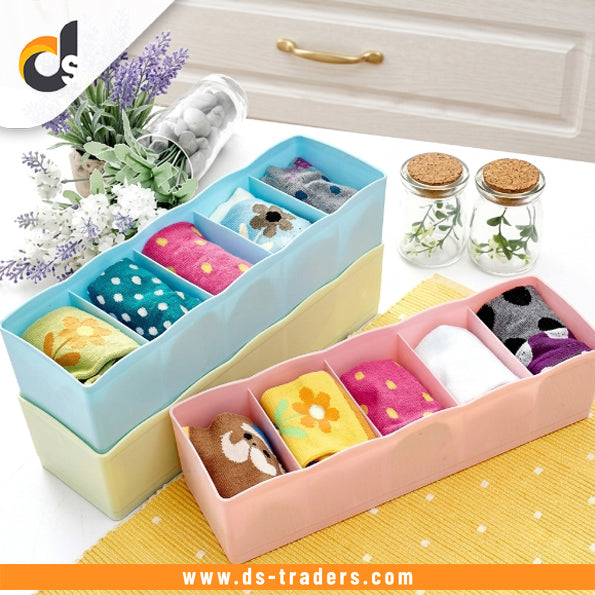5 Grid Plastic Storage Organizer
