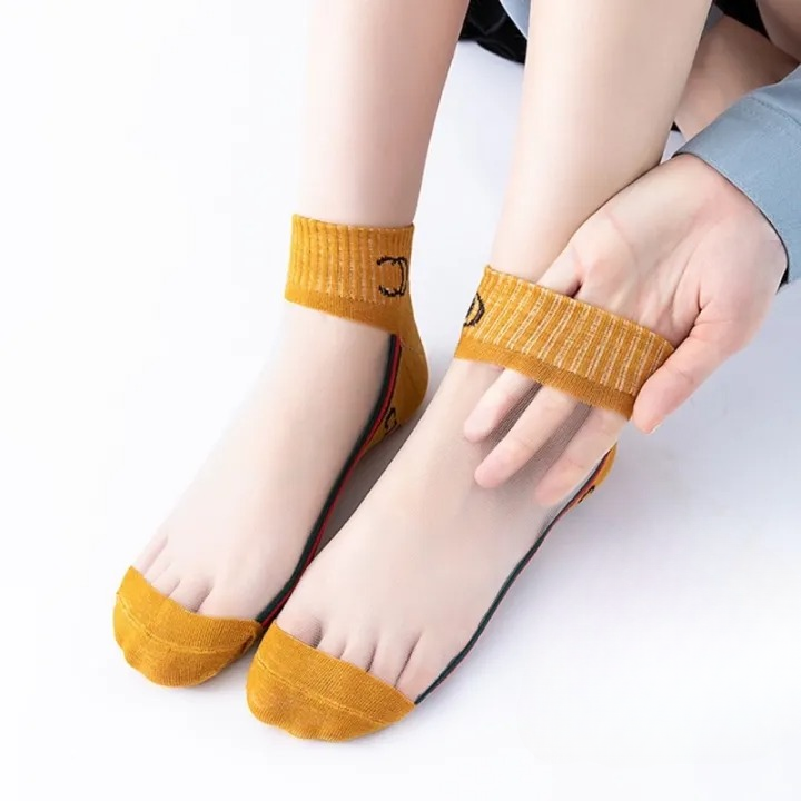 5Pairs/Set Fashion Women's Net Socks