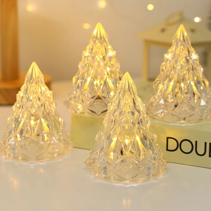 Crystal LED Tree Shape Candle Light