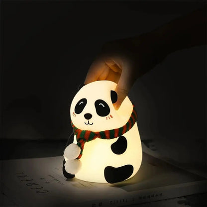Rechargeable Silicon Panda Sensor Lamp