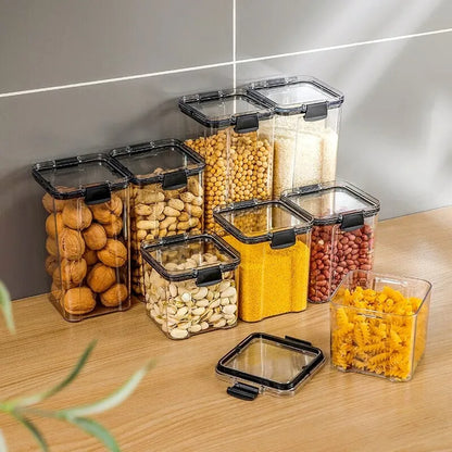 10pc Set - Plastic Storage Container Box