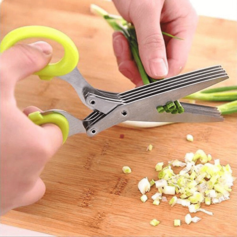 5 Layer Stainless Steel Kitchen Scissors