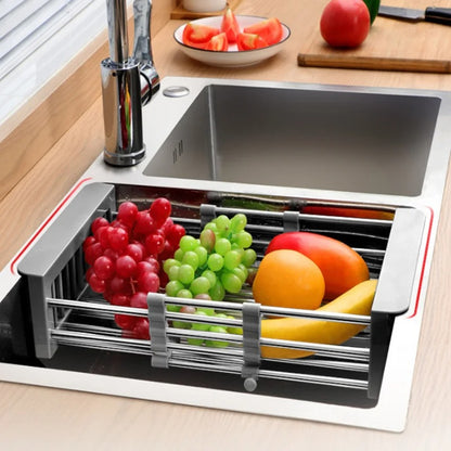 Expandable Stainless Steel Adjustable Dish Drying Rack