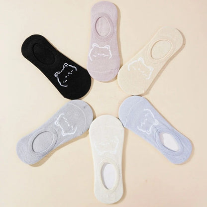 5 Pairs/Set Women Cotton Short Socks