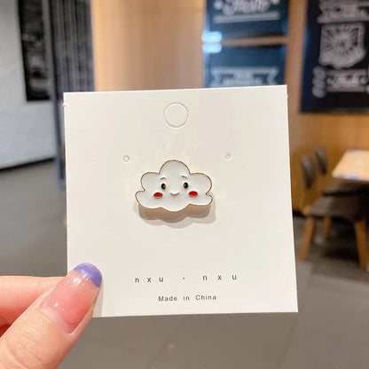 Cute Smiling Cloud Pin Brooch