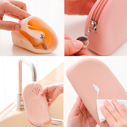 Silicone Travel Makeup Pouch