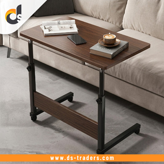 Height Adjustable Wooden Bedside Table
