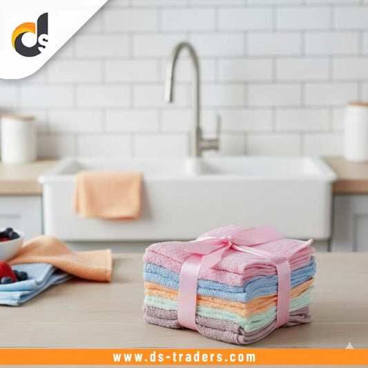 6Pcs Pack Kitchen Cleaning Towel