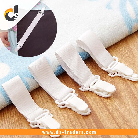 4pcs/Set Adjustable Bed Sheet Fixing Clip