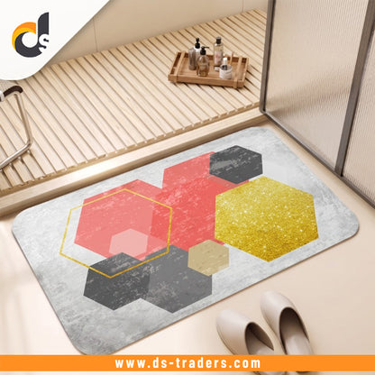 Hexa Art Non Slip Bath Mat