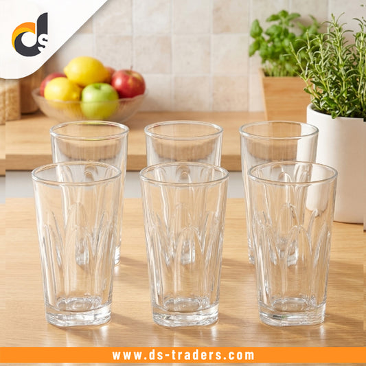 6pcs Aqua Wave Drinking Glass Set