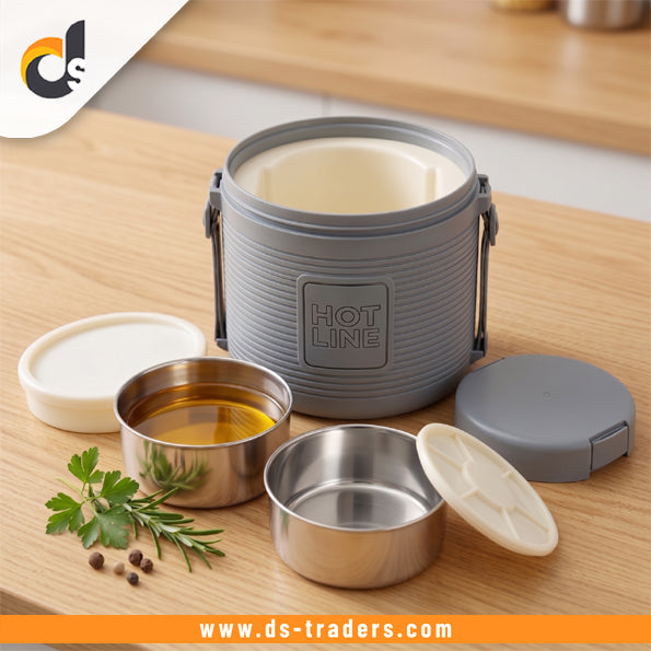 2-Layer Stainless Steel Tiffin Box