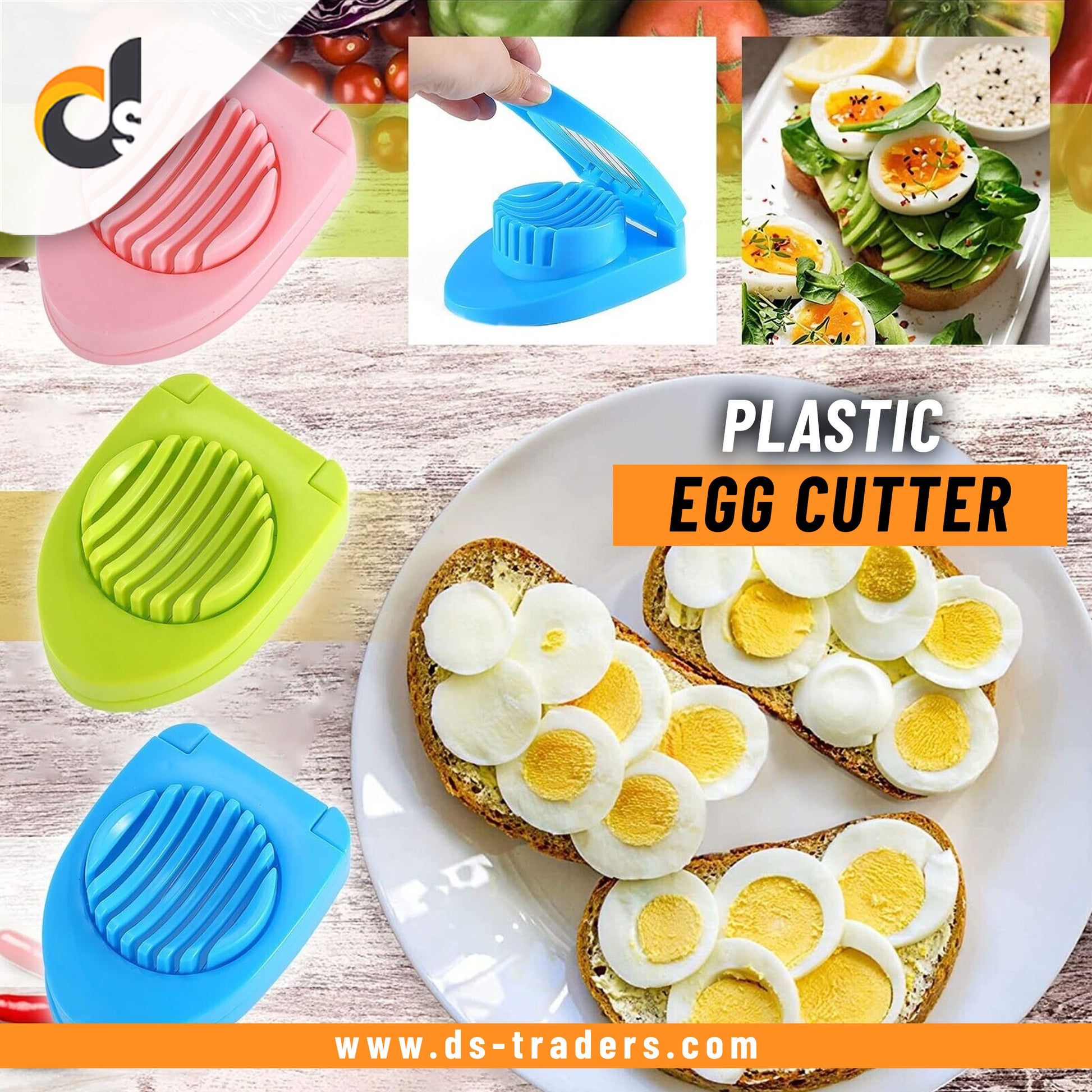 Portable Plastic Egg Cutter - DS Traders