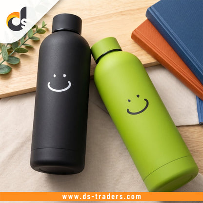 Smiley Face Double-Layer Water Bottle 400ML